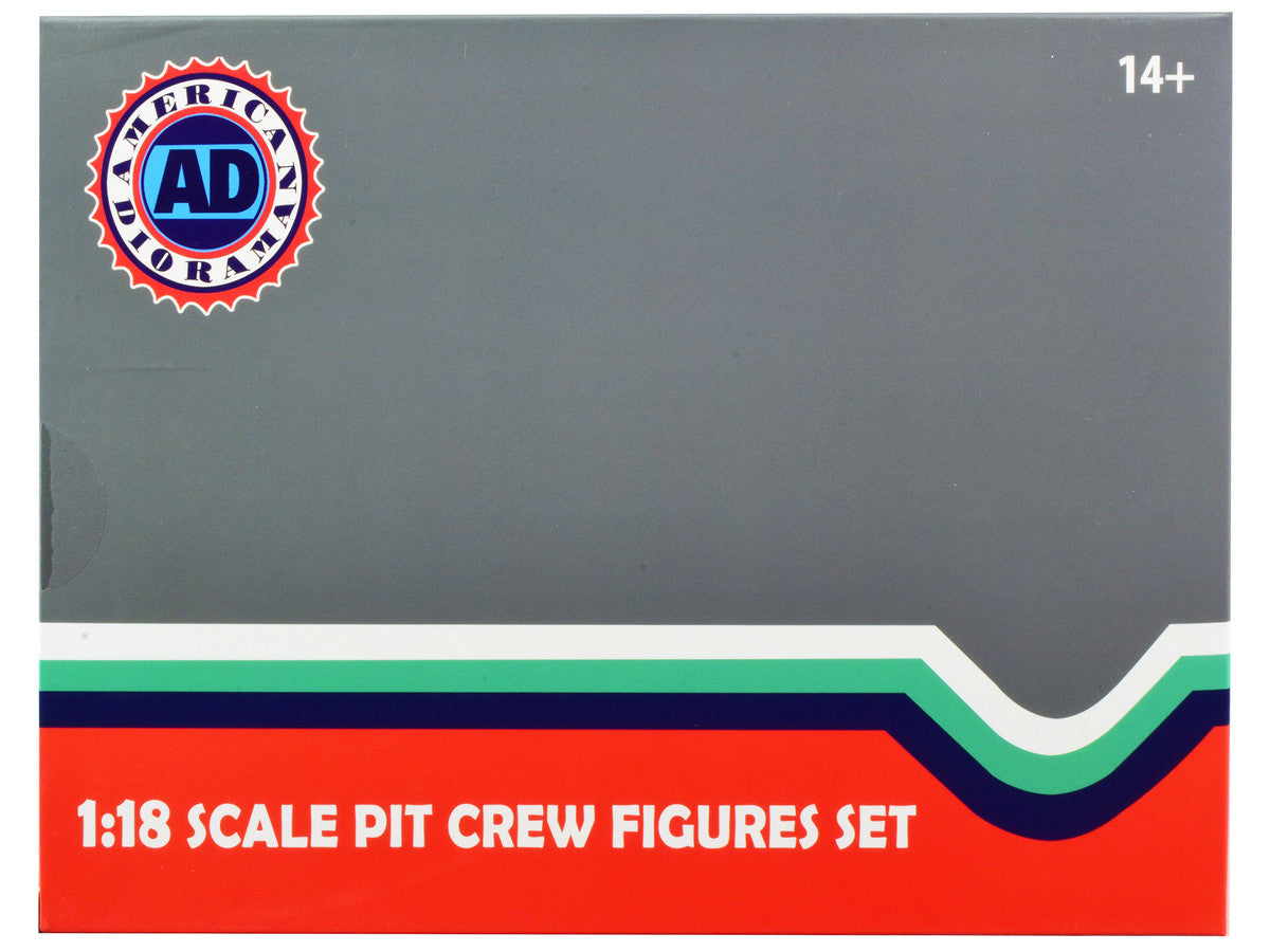 Formula One F1 Pit Crew 7 Figure Set Team Red Release III for 1/18 Scale Models by American Diorama LuxuryLifeWay Online Store