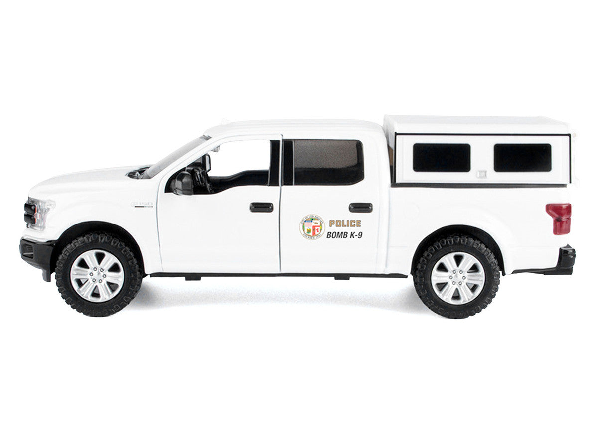 2019 Ford F-150 Lariat Crew Cab Pickup Truck "Los Angeles Police Department Bomb Squad" White "Law Enforcement and Public Service" Series 1/27 Diecast Model Car by Motormax LuxuryLifeWay Online Store