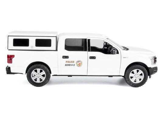 2019 Ford F-150 Lariat Crew Cab Pickup Truck "Los Angeles Police Department Bomb Squad" White "Law Enforcement and Public Service" Series 1/27 Diecast Model Car by Motormax LuxuryLifeWay Online Store