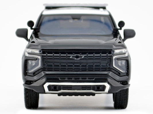 2025 Chevrolet Tahoe Police Pursuit Vehicle "Los Angeles Police Department (LAPD)" Black and White "Law Enforcement and Public Service" Series 1/24 Diecast Model Car by Motormax LuxuryLifeWay Online Store