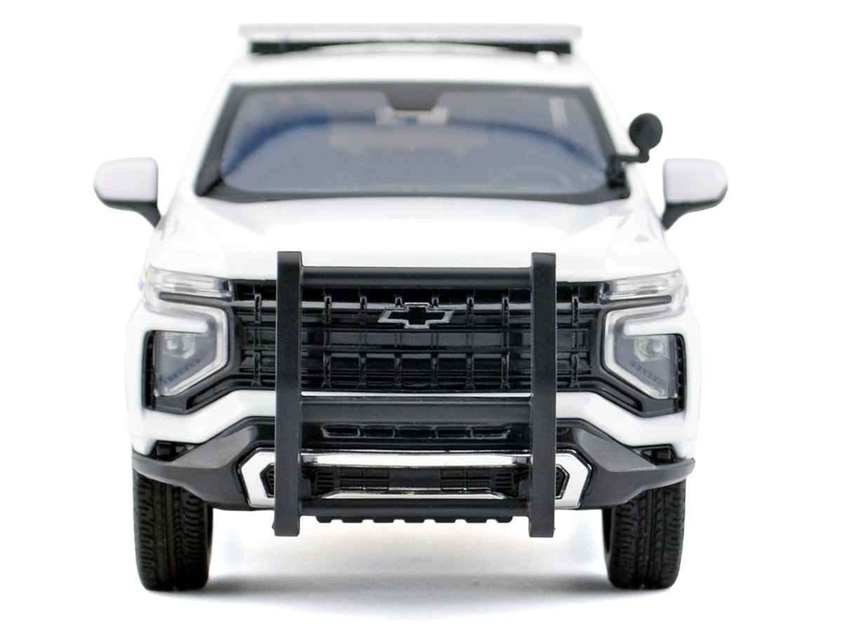 2025 Chevrolet Tahoe PPV with Light Bar "RCMP Royal Canadian Mounted Police" White "Law Enforcement and Public Service" Series 1/24 Diecast Model Car by Motormax LuxuryLifeWay Online Store