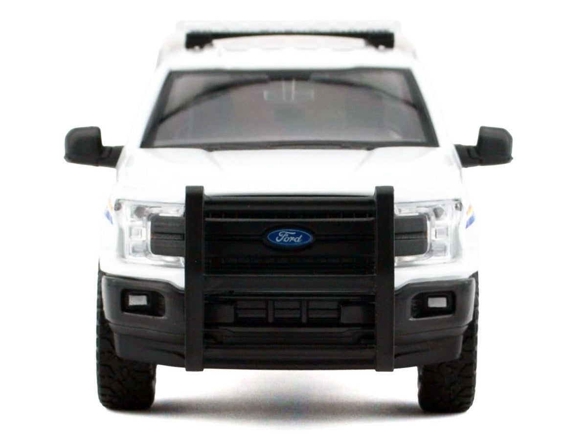 2019 Ford F-150 Lariat Crew Cab Pickup Truck with Camper Box "Royal Canadian Mounted Police" White "Law Enforcement and Public Service" Series 1/27 Diecast Model Car by Motormax LuxuryLifeWay Online Store
