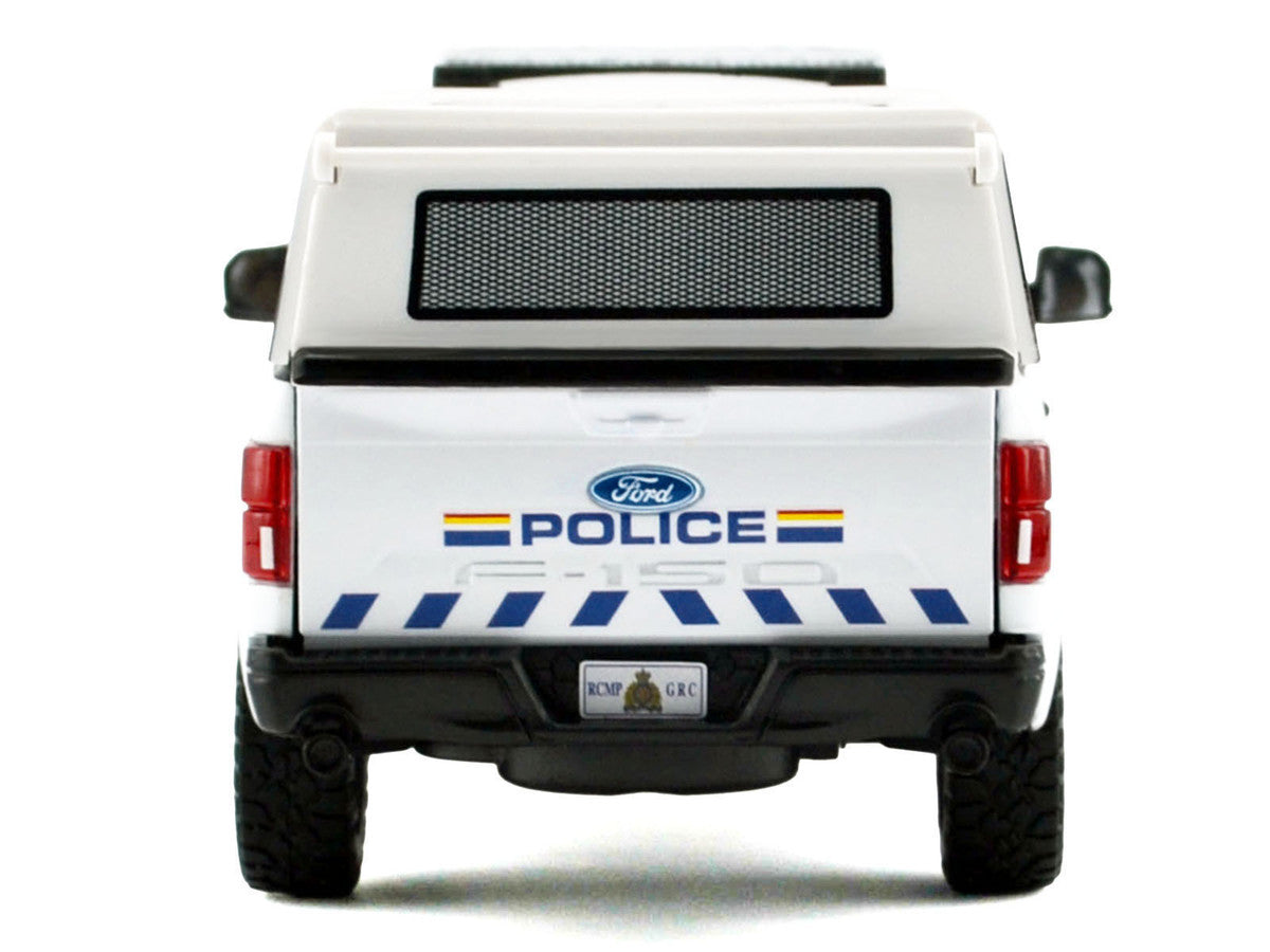 2019 Ford F-150 Lariat Crew Cab Pickup Truck with Camper Box "Royal Canadian Mounted Police" White "Law Enforcement and Public Service" Series 1/27 Diecast Model Car by Motormax LuxuryLifeWay Online Store