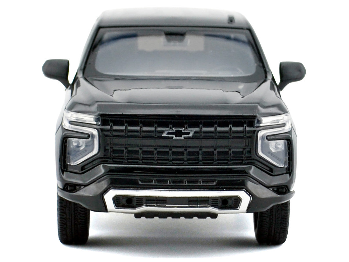 2025 Chevrolet Tahoe PPV Black and White "Custom Builder's Kit - Law Enforcement and Public Service" Series 1/24 Diecast Model Car by Motormax LuxuryLifeWay Online Store
