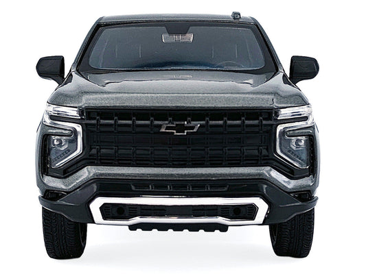 2025 Chevrolet Tahoe PPV Dark Gray Metallic "Custom Builder's Kit - Law Enforcement and Public Service" 1/24 Diecast Model Car by Motormax LuxuryLifeWay Online Store