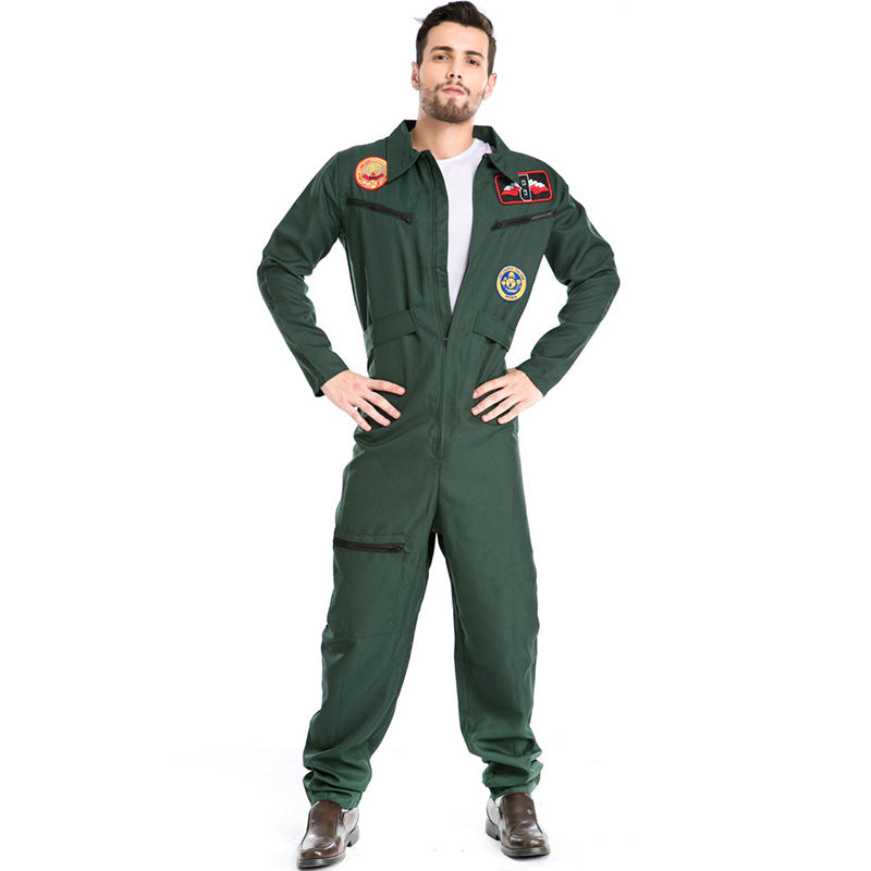 Halloween air pilot clothing foreign trade firefighter clothes Best YouTube Store