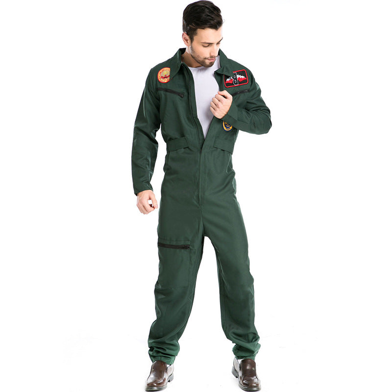 Halloween air pilot clothing foreign trade firefighter clothes Best YouTube Store