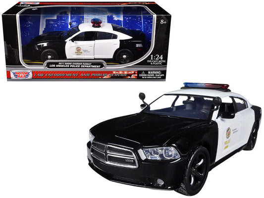 2011 Dodge Charger Pursuit LAPD Los Angeles Police Department Car 1/24 Diecast Car Model by Motormax LuxuryLifeWay Online Store