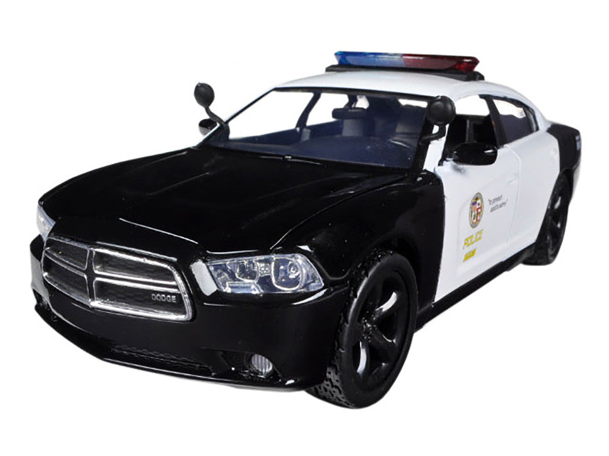 2011 Dodge Charger Pursuit LAPD Los Angeles Police Department Car 1/24 Diecast Car Model by Motormax LuxuryLifeWay Online Store