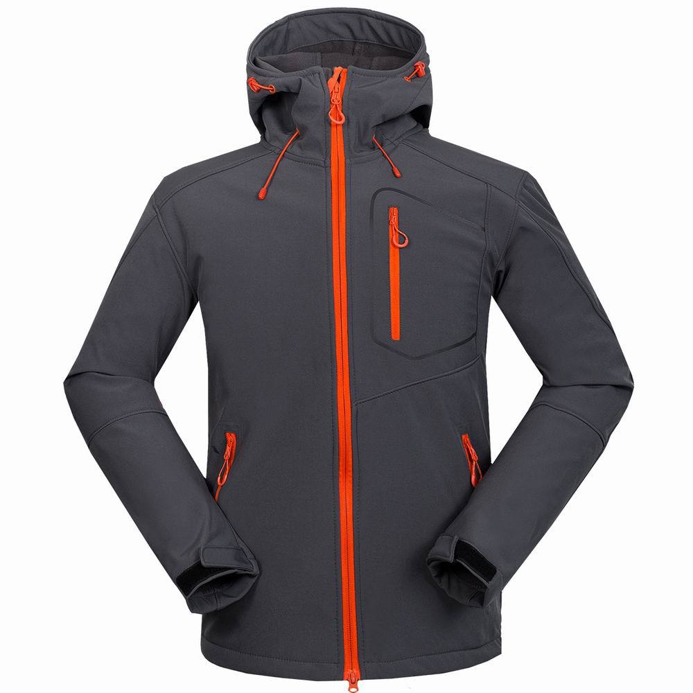 Men's Outdoor Softshell Jacket for Camping and Hiking Pi-Mart