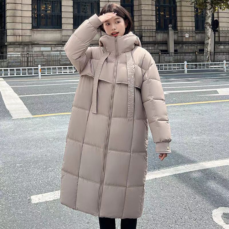 Padded Down Jacket Female Long Below The Knee LuxuryLifeWay Online Store
