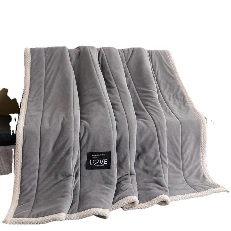 Thick Warm Winter Bed Blankets Wool Blanket Bedspread