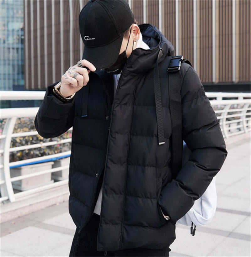 Men's Winter Fleece Padded Jacket Thick Heating Clothing Best YouTube Store