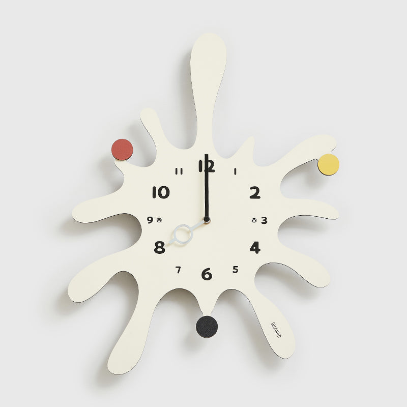 Simple Art Creative Punch-free Wall Clock PearlNestDecor.com