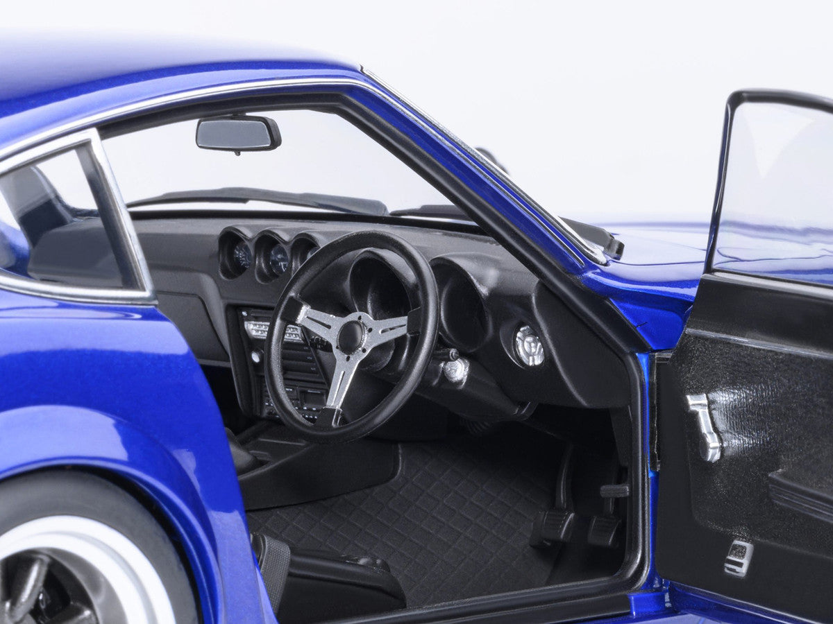 Nissan Fairlady Z RHD (Right Hand Drive) "Akuma No Z" Blue Metallic "Wangan Midnight - Comic #1 Version" Manga 1/18 Model Car by Autoart LuxuryLifeWay Online Store