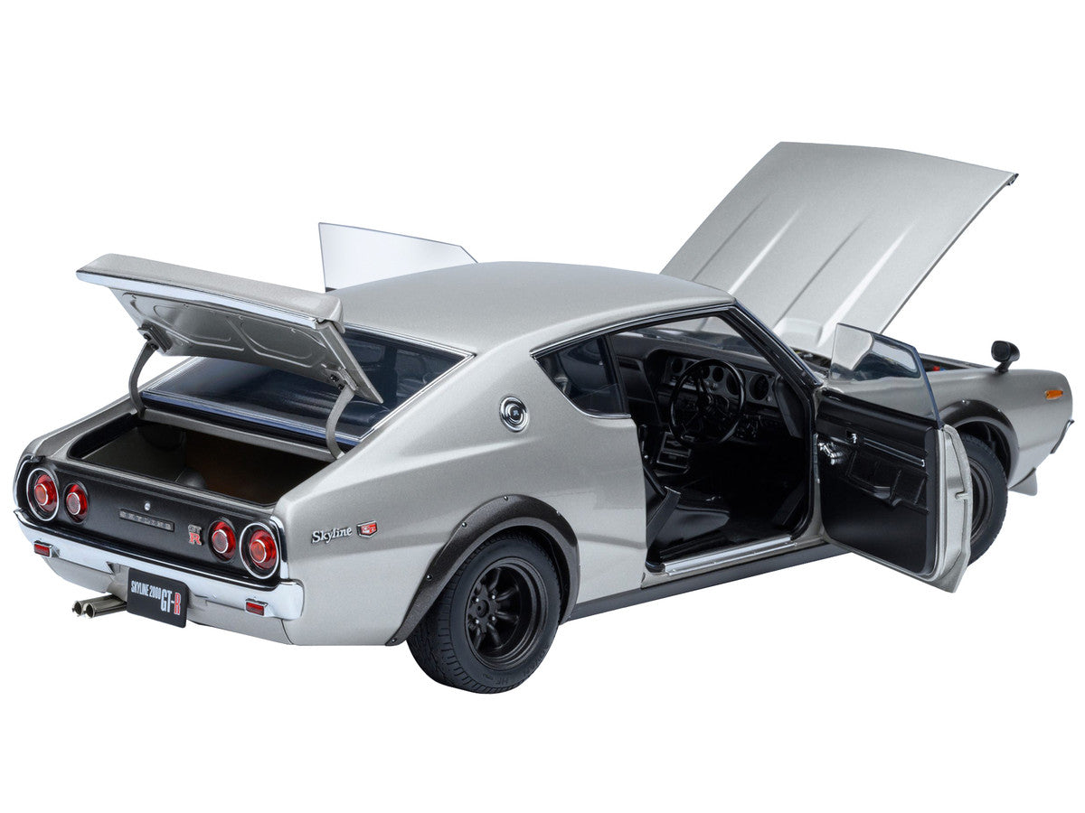 Nissan Skyline 2000GT-R (KPGC110) Tuned Version RHD (Right Hand Drive) Silver Metallic 1/18 Model Car by Autoart LuxuryLifeWay Online Store