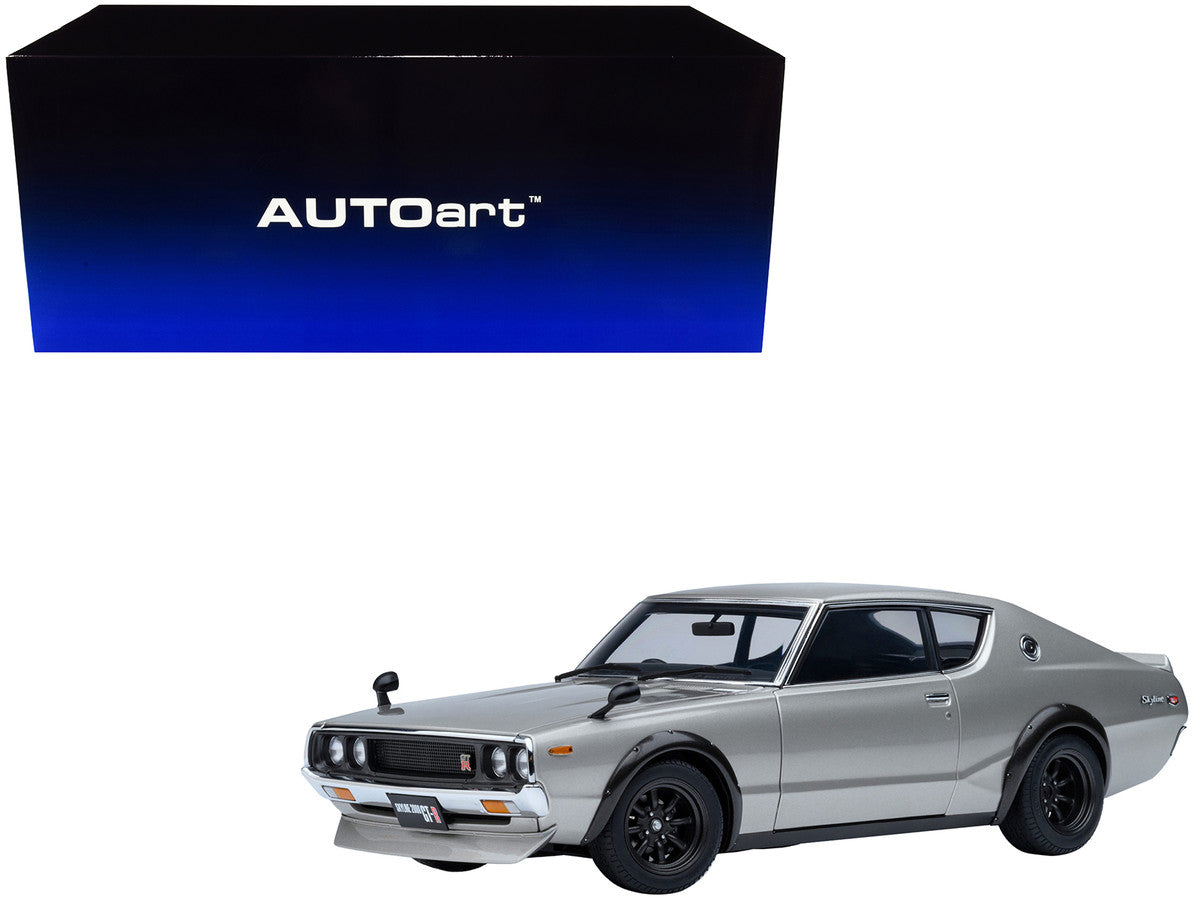 Nissan Skyline 2000GT-R (KPGC110) Tuned Version RHD (Right Hand Drive) Silver Metallic 1/18 Model Car by Autoart LuxuryLifeWay Online Store