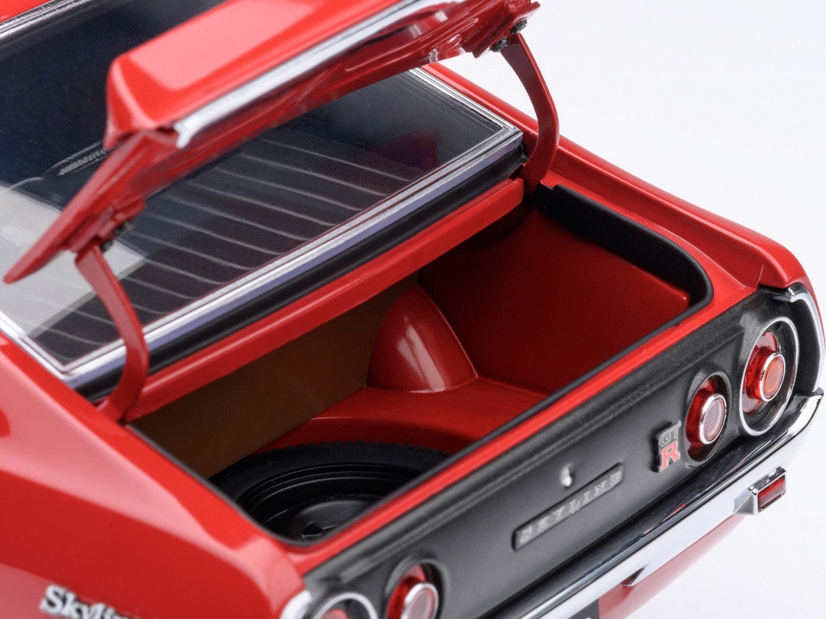 Nissan Skyline 2000GT-R (KPGC110) Tuned Version RHD (Right Hand Drive) Red 1/18 Model Car by Autoart LuxuryLifeWay Online Store