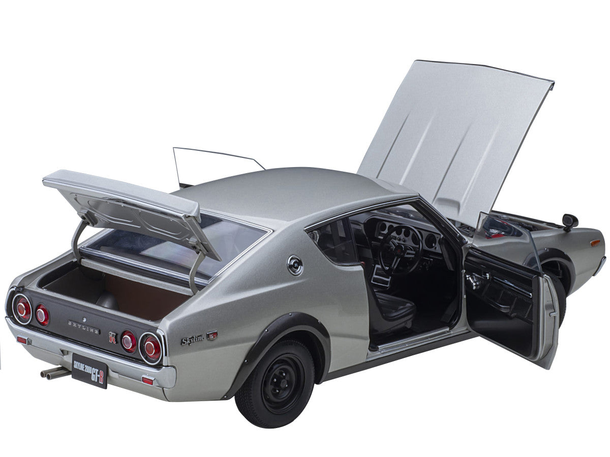 Nissan Skyline 2000GT-R (KPGC110) RHD (Right Hand Drive) Silver Metallic 1/18 Model Car by Autoart LuxuryLifeWay Online Store