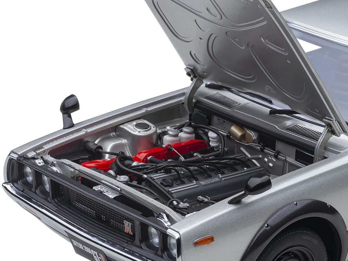 Nissan Skyline 2000GT-R (KPGC110) RHD (Right Hand Drive) Silver Metallic 1/18 Model Car by Autoart LuxuryLifeWay Online Store