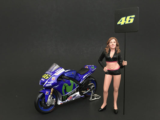 Paddock Girl Figure For 1:24 Scale Models by American Diorama LuxuryLifeWay Online Store