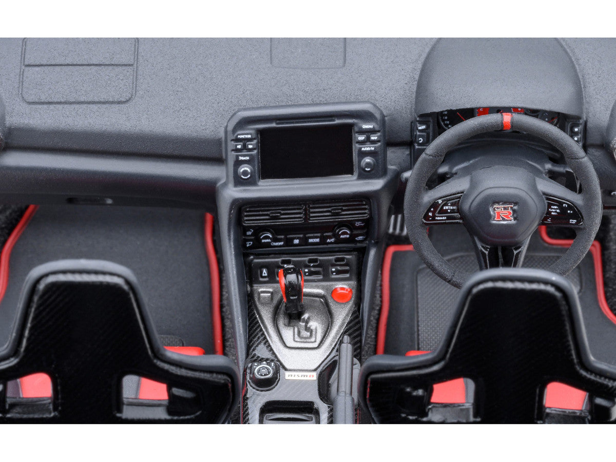 2022 Nissan GT-R (R35) Nismo Special Edition RHD (Right Hand Drive) Vibrant Red with Carbon Hood and Top 1/18 Model Car by Autoart LuxuryLifeWay Online Store