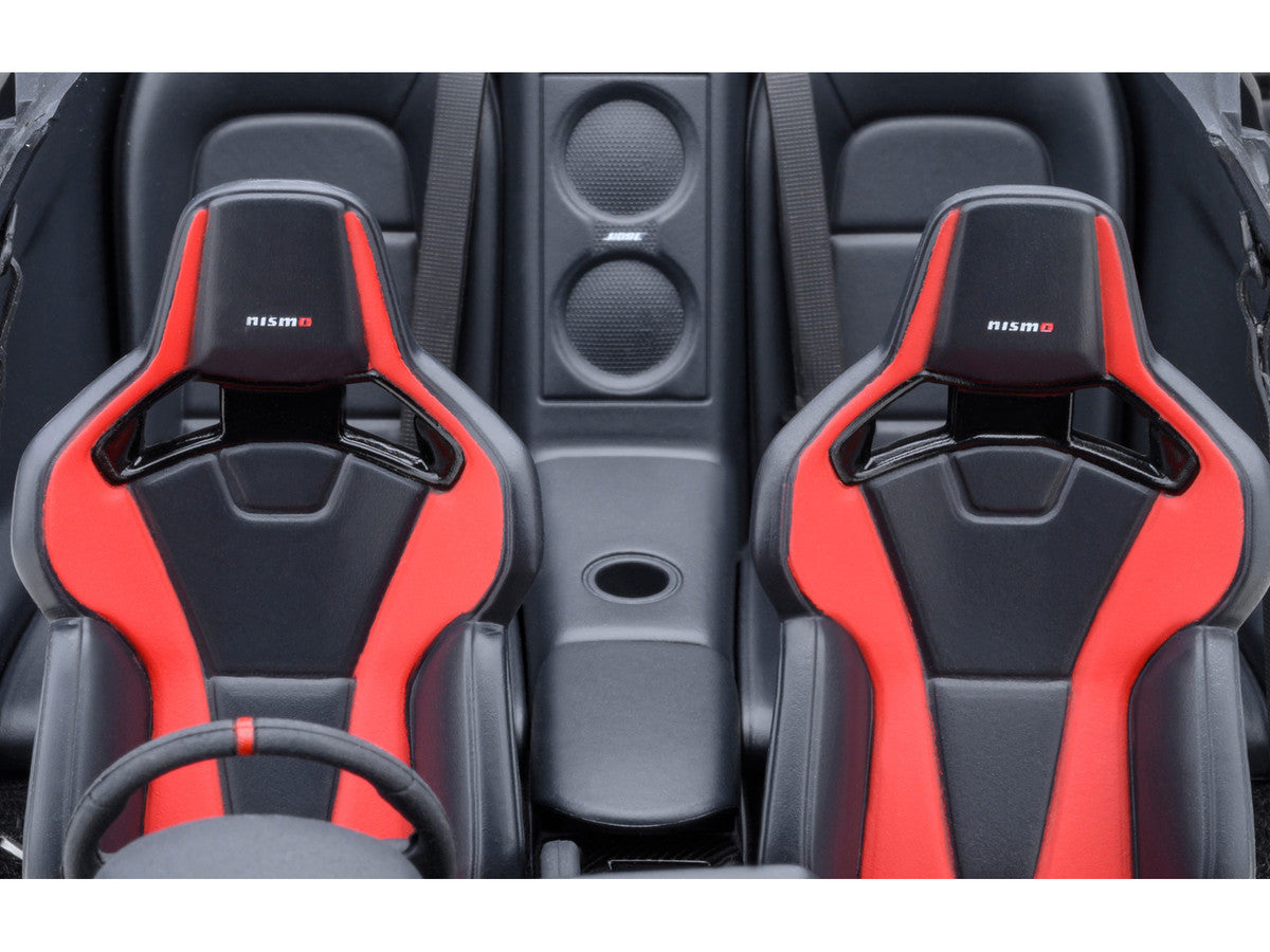 2022 Nissan GT-R (R35) Nismo Special Edition RHD (Right Hand Drive) Nismo Stealth Gray with Carbon Hood and Top 1/18 Model Car by Autoart LuxuryLifeWay Online Store