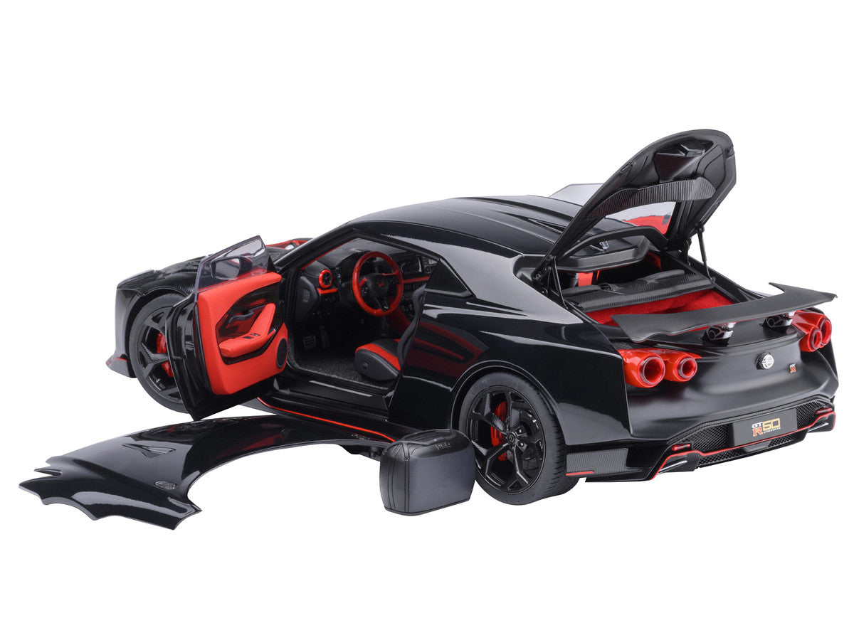 Nissan GT-R50 By ItalDesign Black and Matt Black 1/18 Model Car by Autoart LuxuryLifeWay Online Store