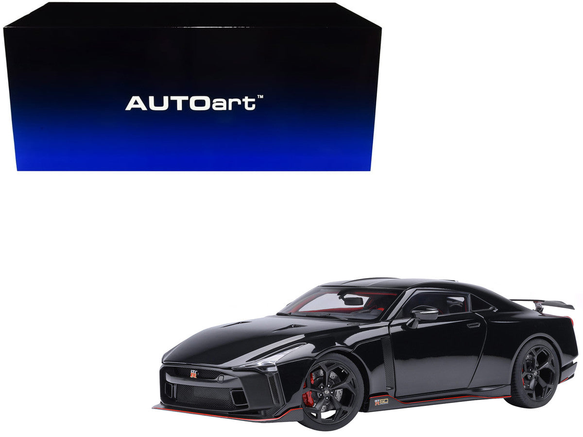Nissan GT-R50 By ItalDesign Black and Matt Black 1/18 Model Car by Autoart LuxuryLifeWay Online Store