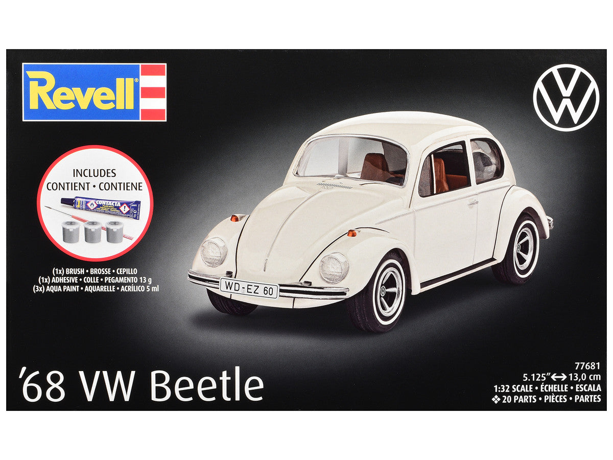 Level 3 Model Kit 1968 Volkswagen Beetle All-Included Kit 1/32 Scale Model by Revell LuxuryLifeWay Online Store