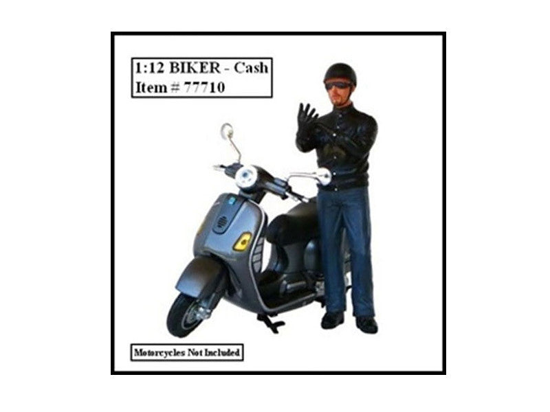 Biker Cash Figure For 1:12 Models by American Diorama LuxuryLifeWay Online Store