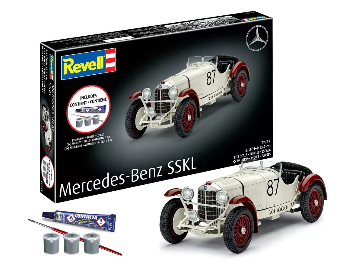 Level 4 Model Kit Mercedes-Benz SSKL All-Included Kit 1/32 Scale Model by Revell LuxuryLifeWay Online Store