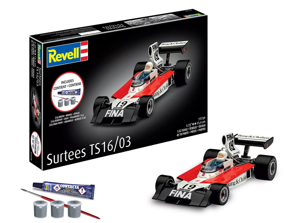 Level 5 Model Kit Surtees TS16/03 All-Included Kit 1/32 Scale Model by Revell LuxuryLifeWay Online Store