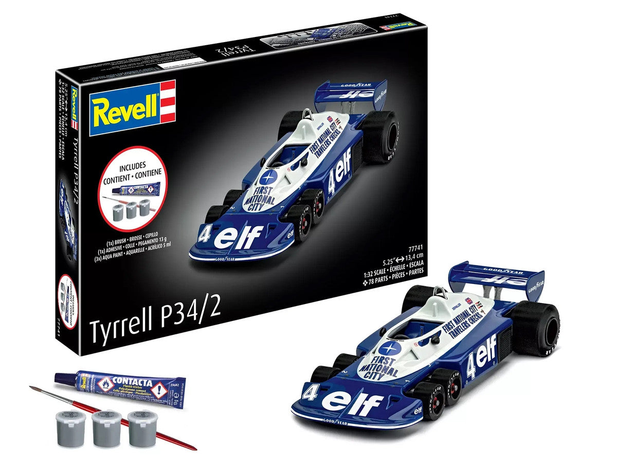 Level 5 Model Kit Tyrrell P34/2 All-Included Kit 1/32 Scale Model by Revell LuxuryLifeWay Online Store