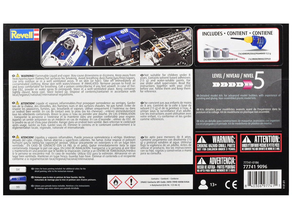 Level 5 Model Kit Tyrrell P34/2 All-Included Kit 1/32 Scale Model by Revell LuxuryLifeWay Online Store