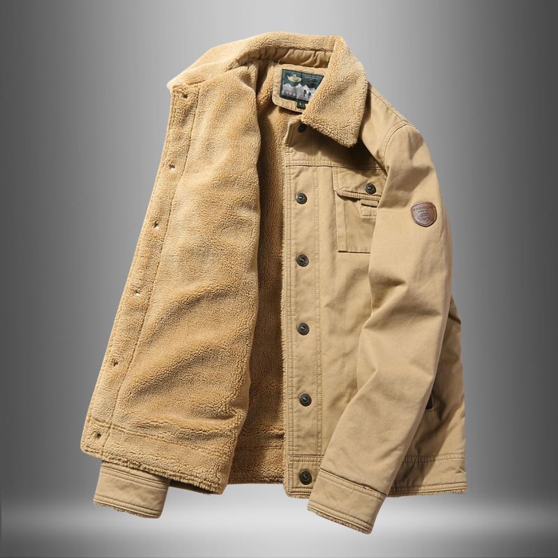 Men's Thick Fleece Short Cotton Jacket Best YouTube Store