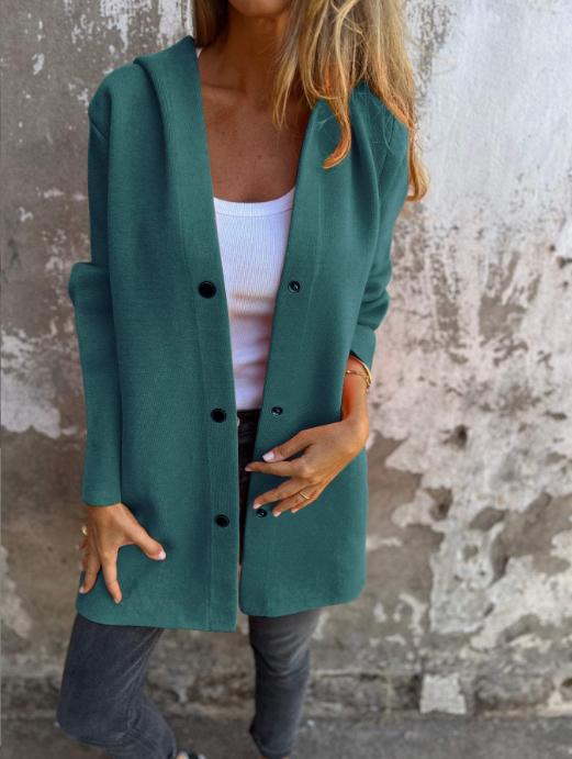 Cross-Border European And American 2026 Autumn And Winter New Fashion Long-Sleeve Solid Color Jacket For Women, Popular On Amazon And Aliexpress NorixaFashion.com