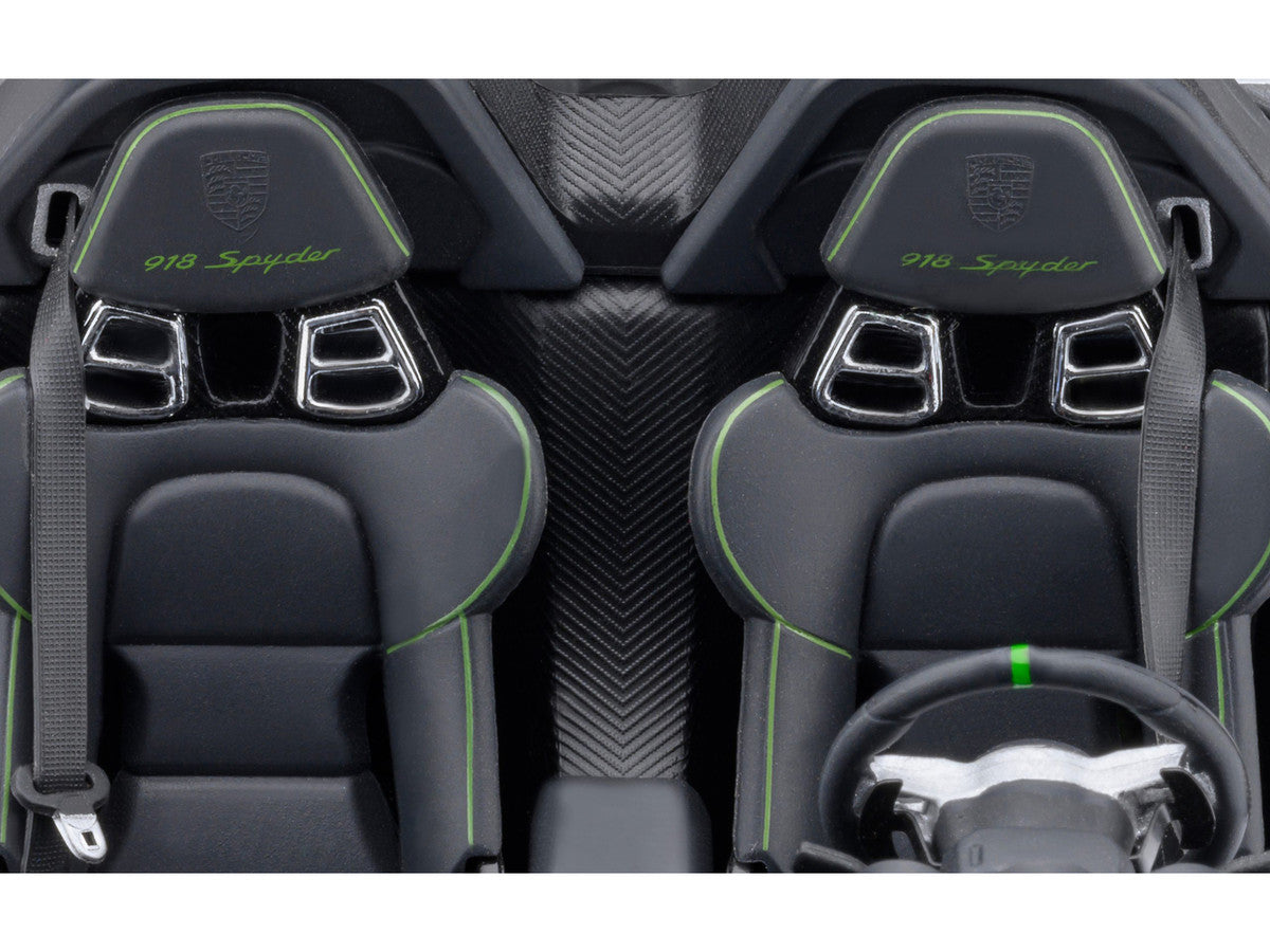 Porsche 918 Spyder "Weissach Package" Acid Green 1/18 Model Car by Autoart LuxuryLifeWay Online Store