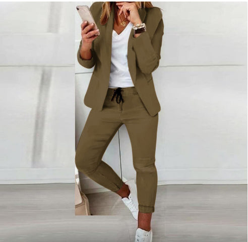 Ladies Fashion OL Suit Trousers Suit NorixaFashion.com