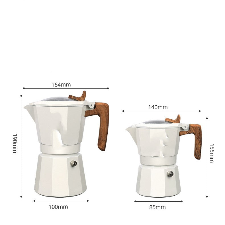 Outdoor Camping Italian Double Valve Mocha Kettle PearlNestDecor.com