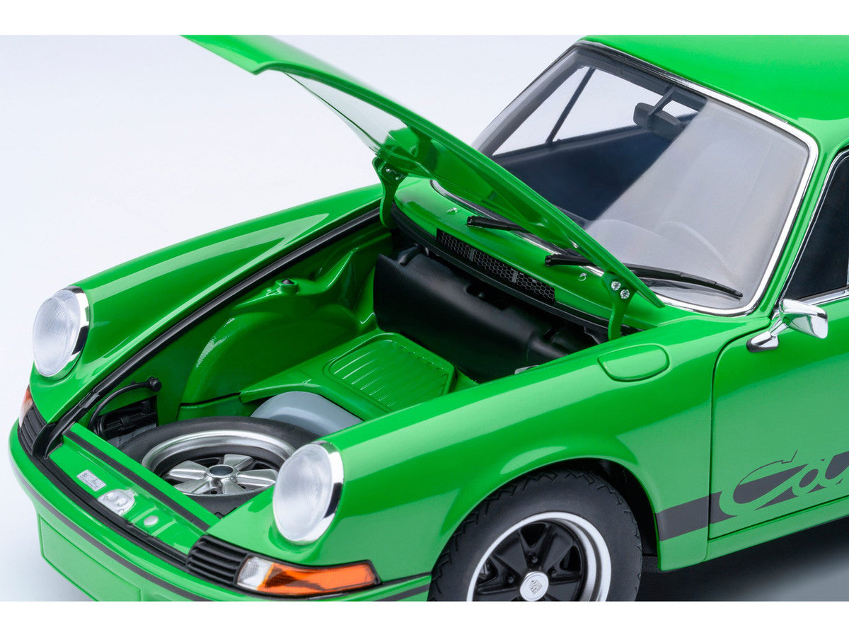 Porsche 911 Carrera 2.7 RS Viper Green with Black Stripes and Wheels 1/18 Model Car by Autoart LuxuryLifeWay Online Store