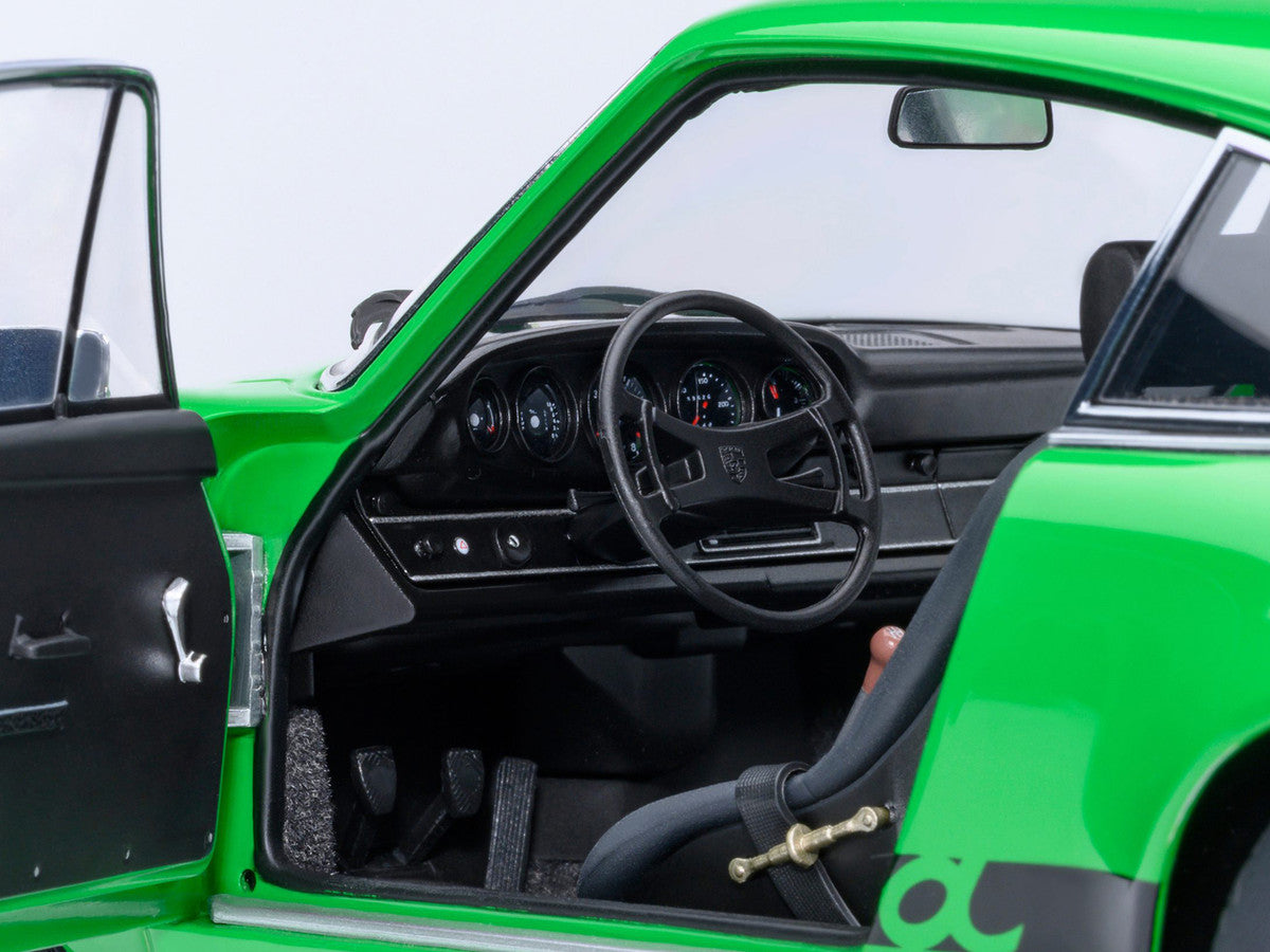 Porsche 911 Carrera 2.7 RS Viper Green with Black Stripes and Wheels 1/18 Model Car by Autoart LuxuryLifeWay Online Store