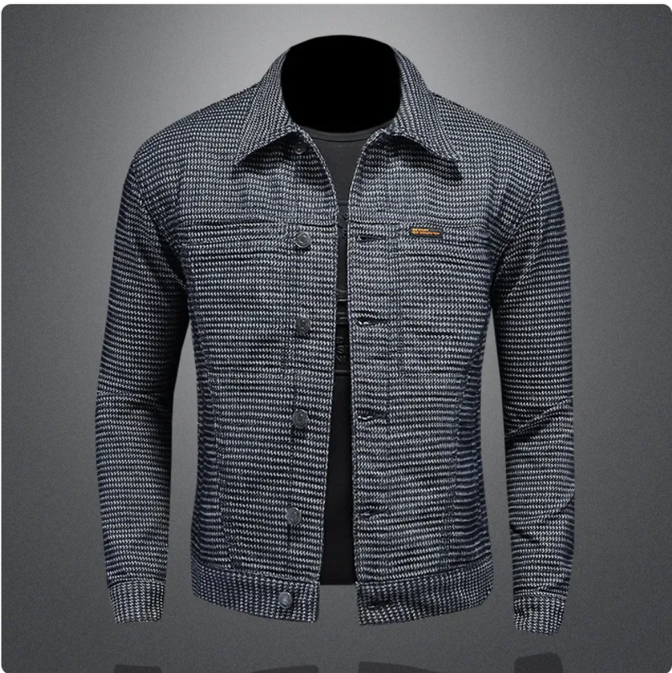 Men's Casual Denim Motorcycle Jacket Pi-Mart