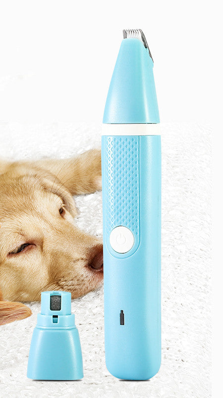 Pet Nail Polisher And Hair Trimmer One Machine Dual Purpose Household Pets Pets Fashion