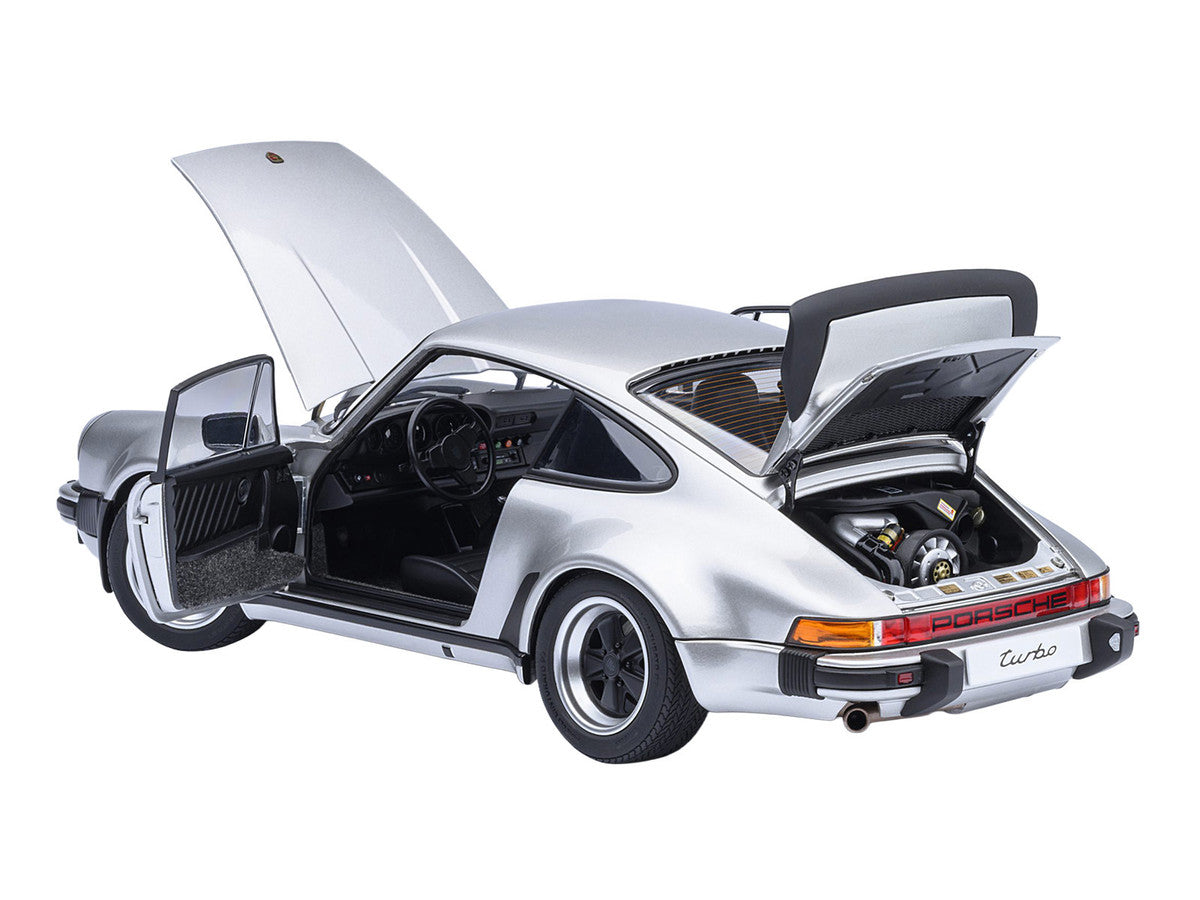 Porsche 911 Turbo 3.0 (930) Silver Metallic 1/18 Model Car by Autoart LuxuryLifeWay Online Store
