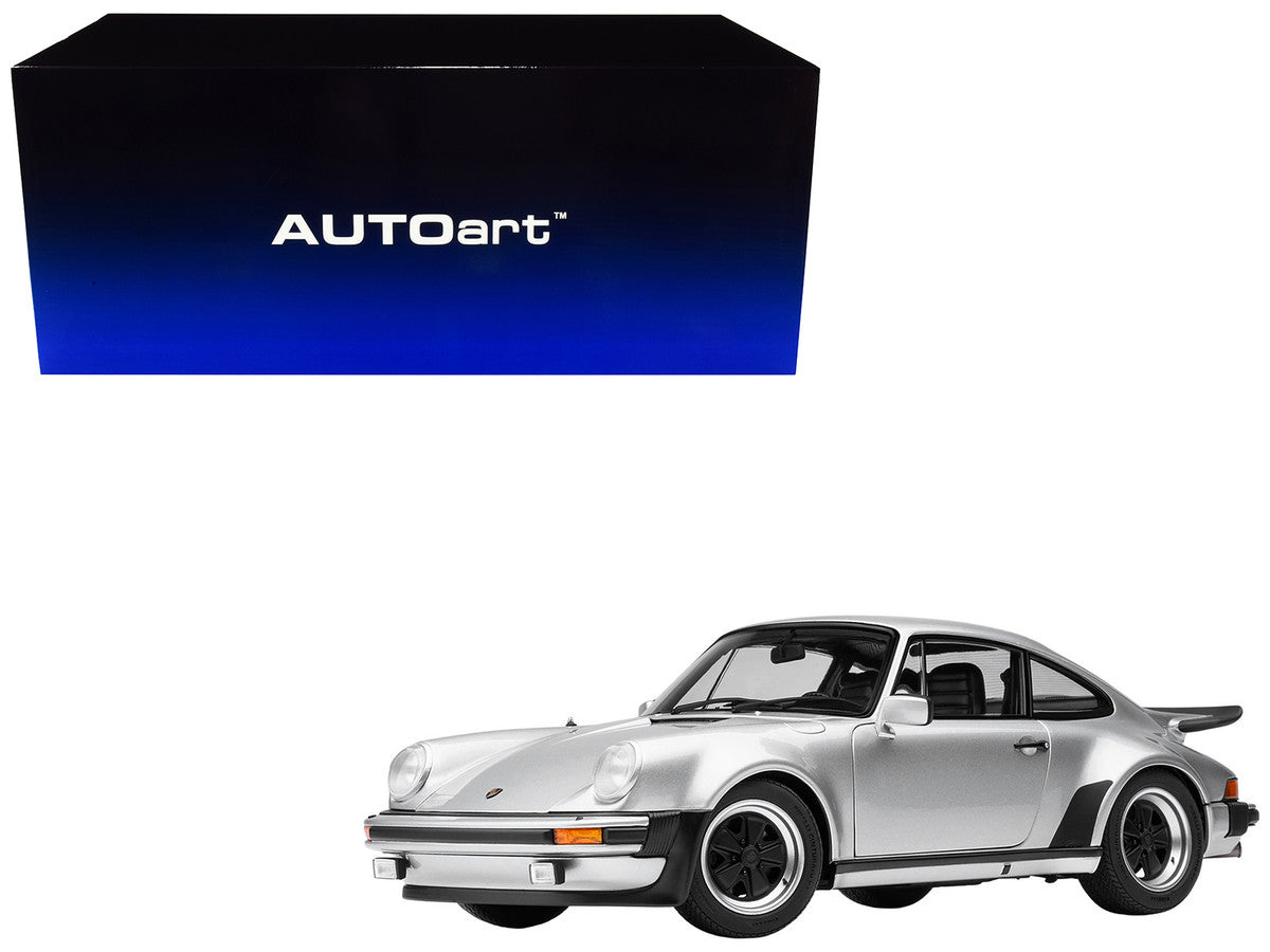 Porsche 911 Turbo 3.0 (930) Silver Metallic 1/18 Model Car by Autoart LuxuryLifeWay Online Store