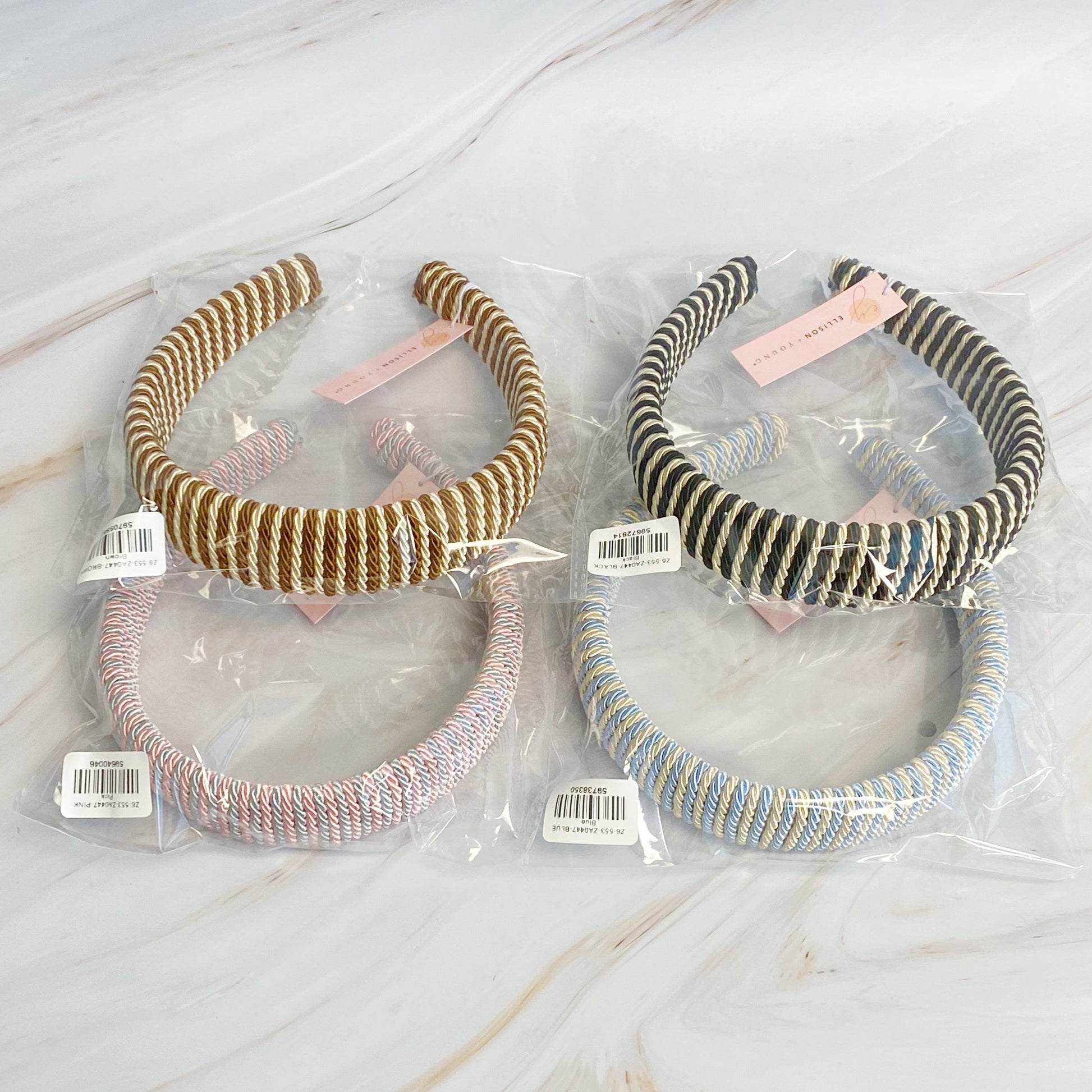 Wrapped In Colors Rope Headband LadyShow.Store