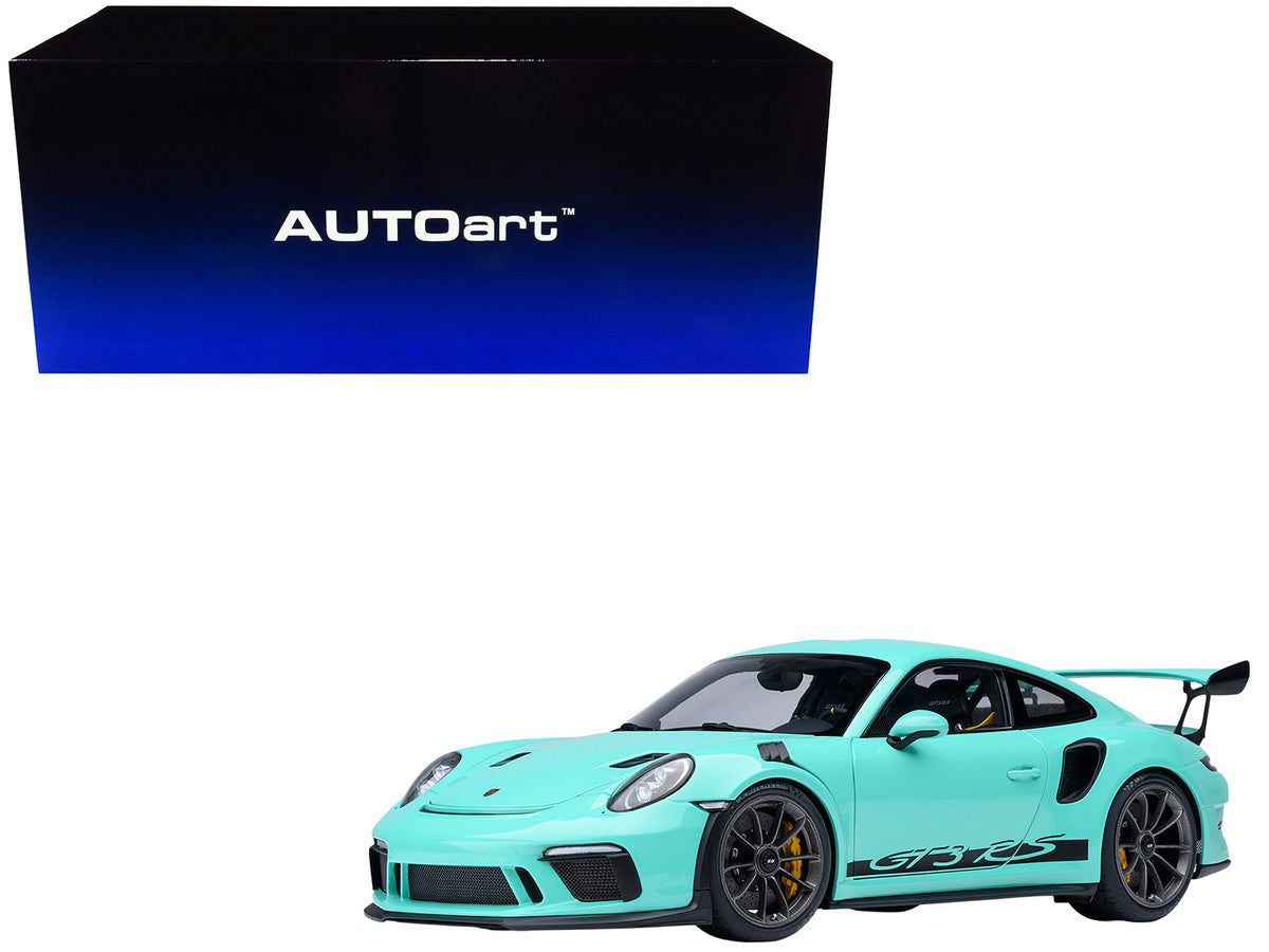 Porsche 911 (991.2) GT3 RS Mint Green 1/18 Model Car by Autoart LuxuryLifeWay Online Store