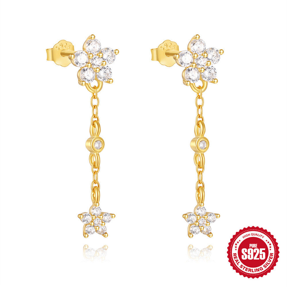 Daily S925 Sterling Silver Stud Earrings LadyShow.Store