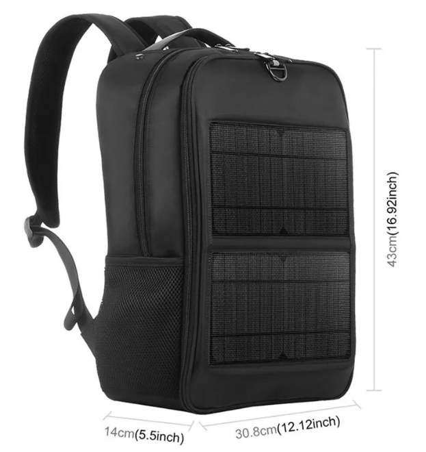 Waterproof Nylon Solar Charging Backpack Best YouTube Store